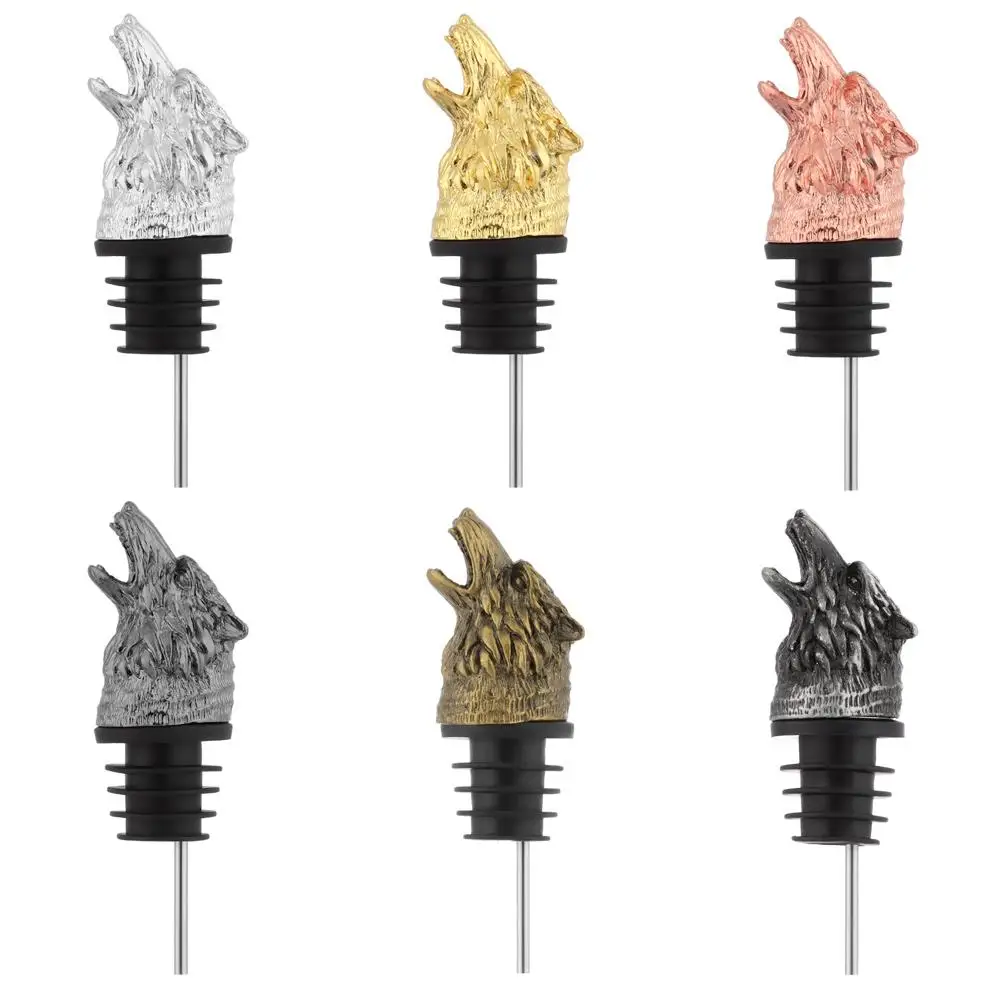 

Zinc Alloy Kitchen Supplies Bar Accessories Wine Mouth Bartender Tool Bottle Stoppers Wine Pourer