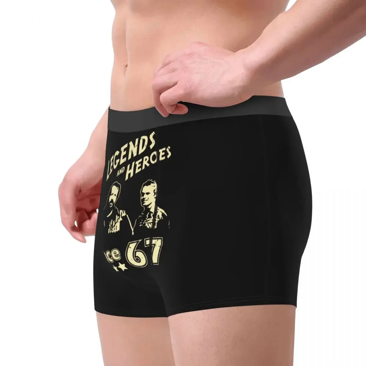 Men Boxer Briefs Shorts Panties Bud Spencer Legends And Hero Since 67 Breathbale Underwear Terence Hill Male Sexy Underpants