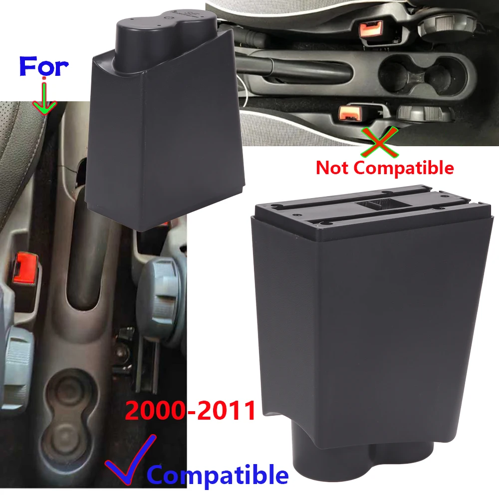 For Fiat 500 Armrest Box For FIAT 500 Car Armrest 2000-2011 Auto Storage Box Dedicated Retrofit Parts Interior Car Accessories
