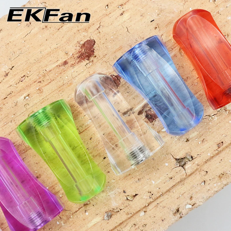 EKFan 1 Stück Ultraleichter MINI Angelrollenknopf aus Acryl für A/S/D mit 7*4*2,5mm Lager, DIY-Teile für Spinn- und Baitcasting-Angelrollen – Detail 7