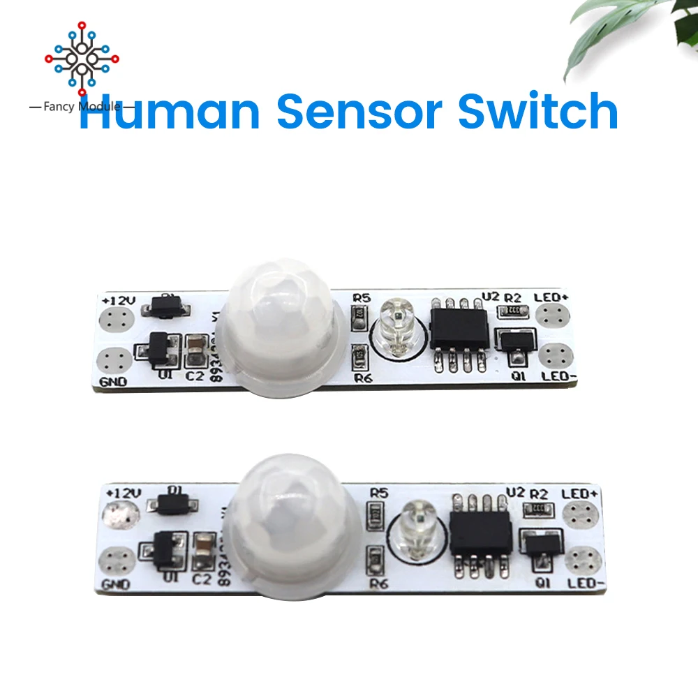 DC5-24V infrared human body sensing module with light sensing