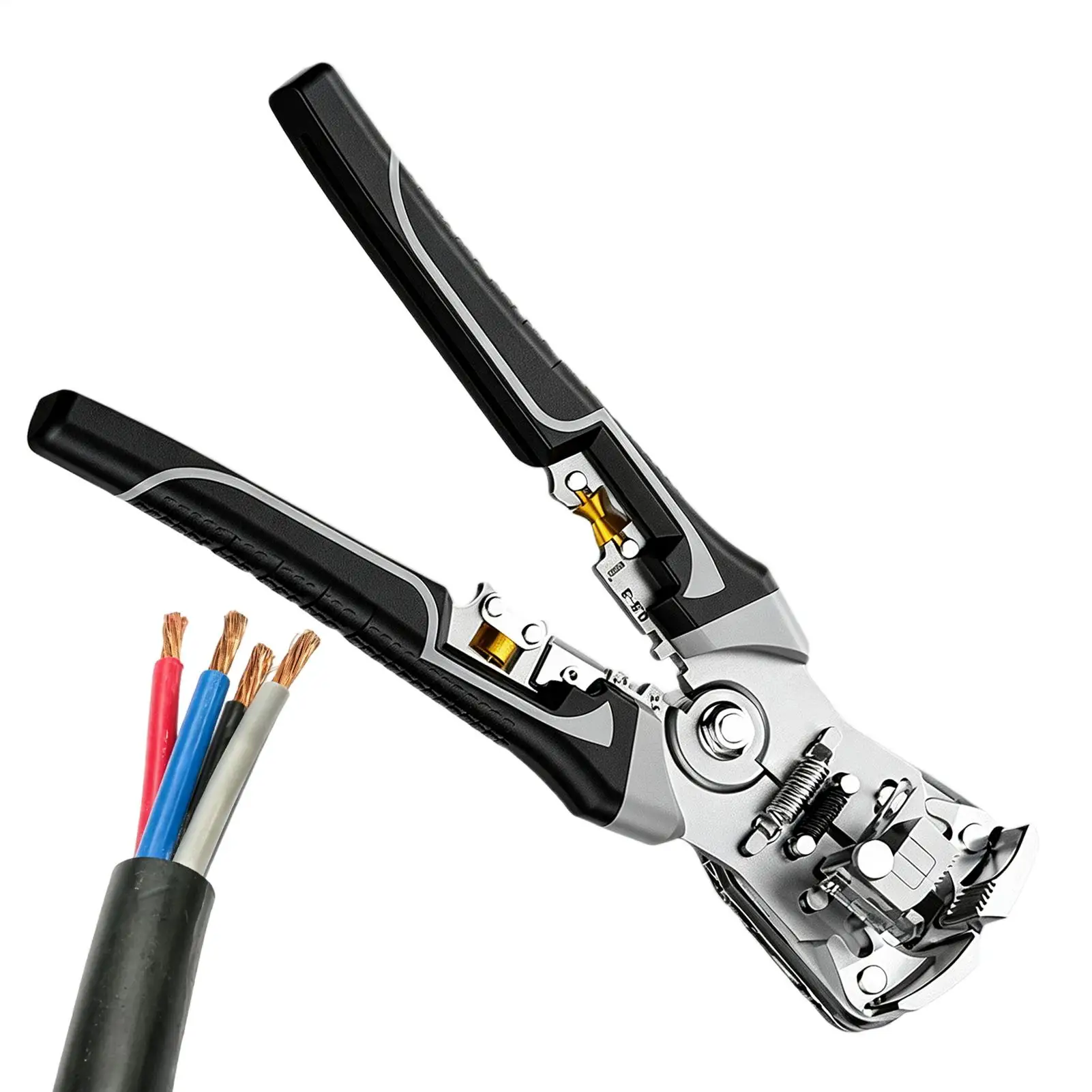 Wire Stripper Multifunctional Electrician Peeling Pliers Electrical Cable Wire Stripping Tool For Home Garage Workshop Factory