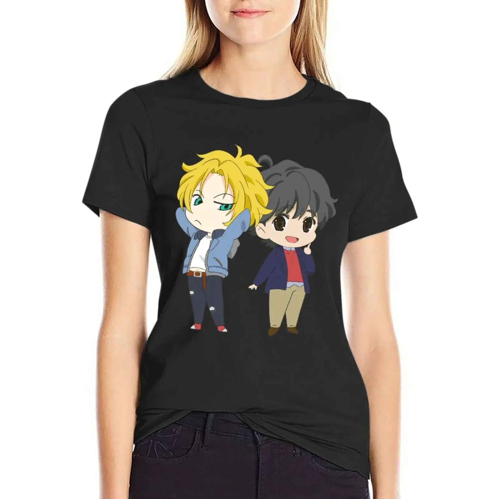 

BANANA FISH T-Shirt sports fans sweat new edition korean Women's clothes