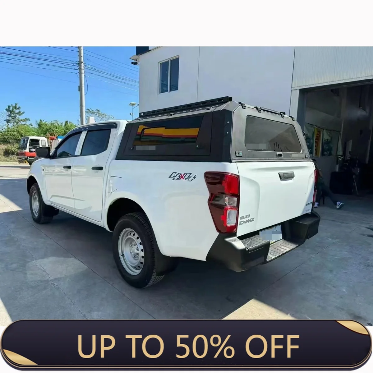 

Deren High QualitWholesale Aluminum Truck Canopy for Isuzu D-Max Custom Waterproof Camper Shell