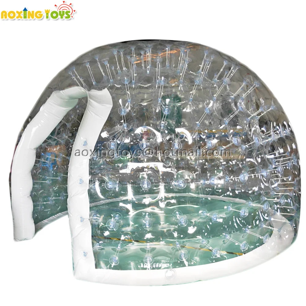 Outdoor Camping Inflatable Bubble Dome Transparent Tent Clear Igloo House For Restaurant Party Hotel For Sale