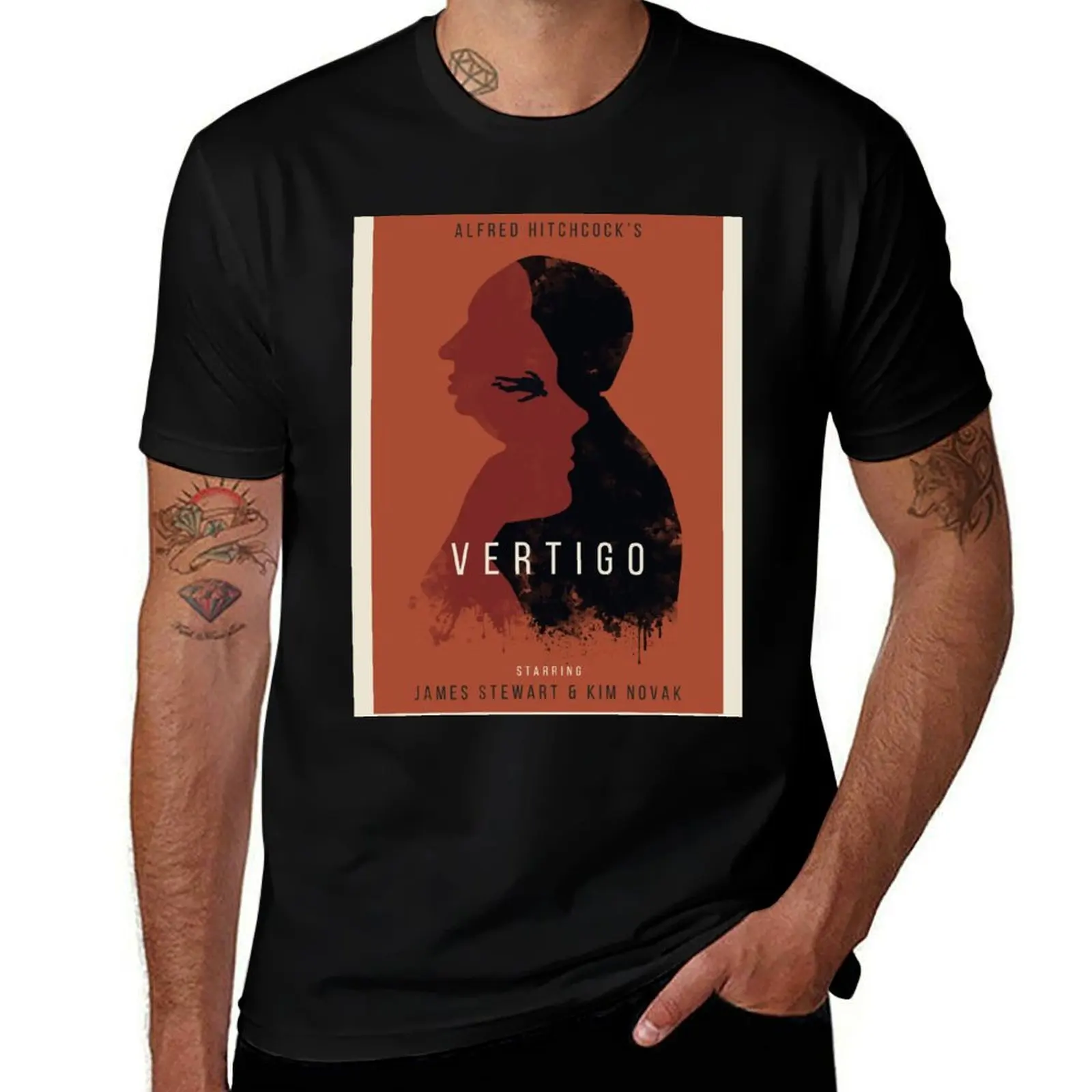 

Alfred Hitchcock Vertigo T-Shirt shirts graphic tee anime shirt oversized graphic tee graphic shirts mens clothes