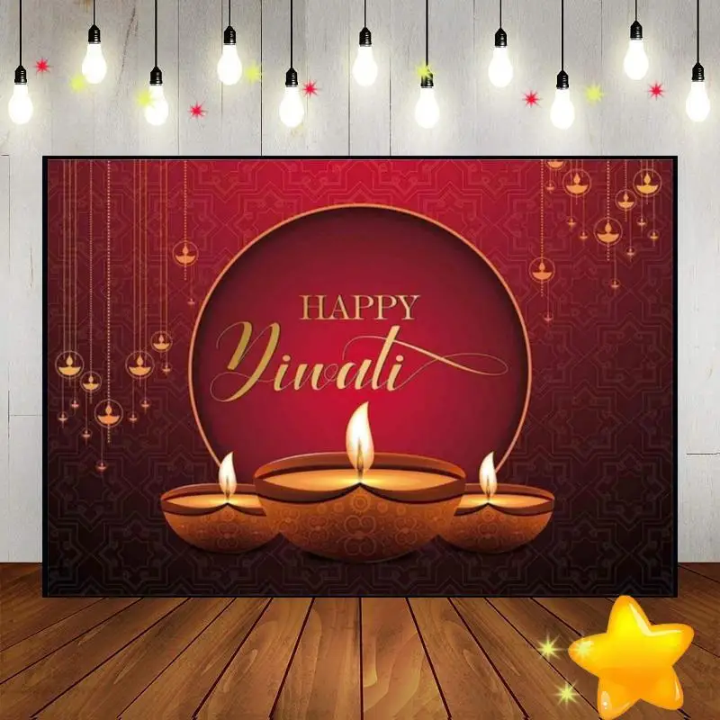 

Diwali Background Decoration Photography Backdrops Beach Summer Photo Party Birthday Banner Custom Backdrop Tropical Baby Shower