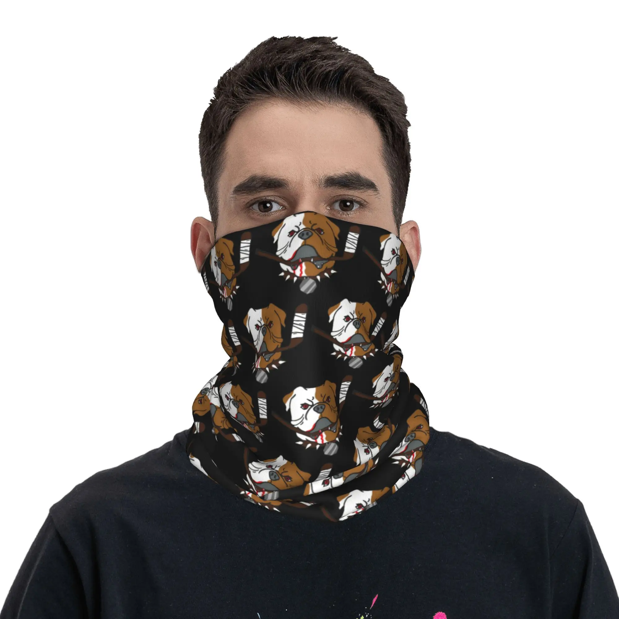 Shoresy Sudbury Bulldogs Logo Bandana Halsbeenkap Wrap Masker Sjaal Multifunctionele Bivakmuts Fietsen Voor Mannen Vrouwen Volwassen Winter