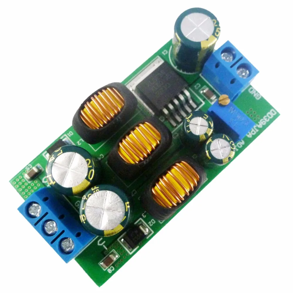 20W Boost-Buck dubbele uitgangsspanning 3,6-30V naar +-3-30V Verstelbare DC DC Step-up Boost-Buck convertermodule