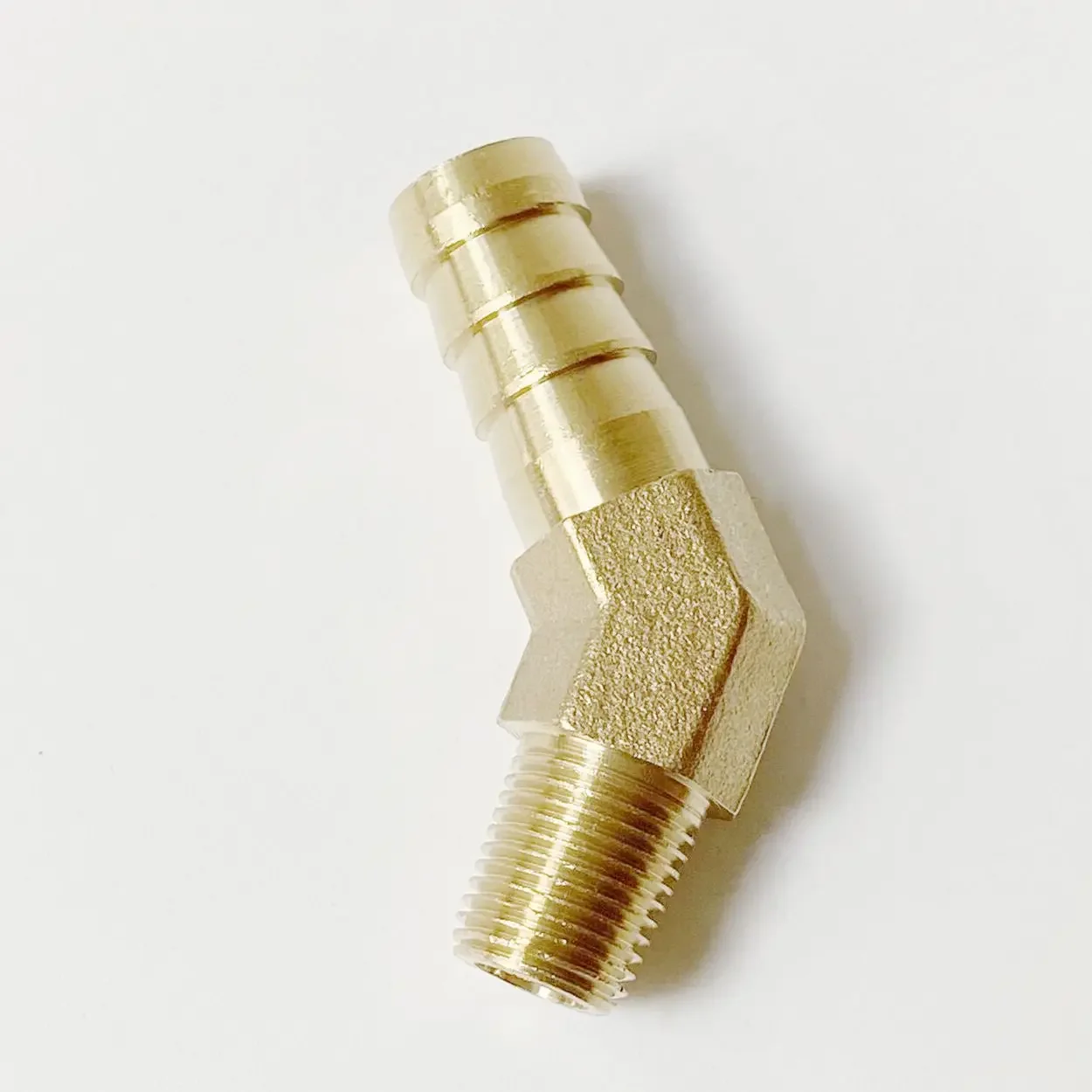 

8/9/10/12mm Hose Barb OD To 1/8" 1/4" BSP Male Thread Elbow 45 Degree Pipe Fitting Coupler Connector Adapter