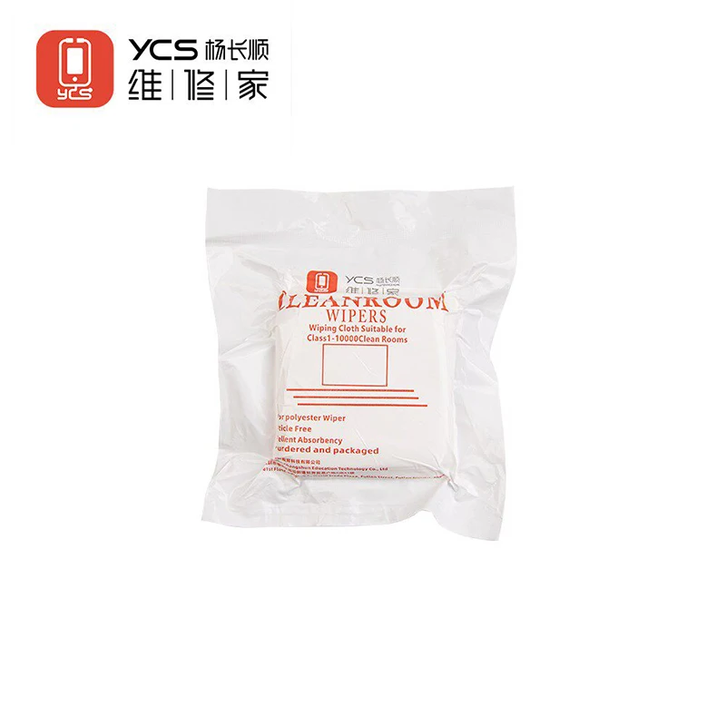

YCS Specific Dust-free Cloth 400PCS Cleanroom Wipes for Mobile Phone Repair Wiping Cloth High Efficiency Dust Removal