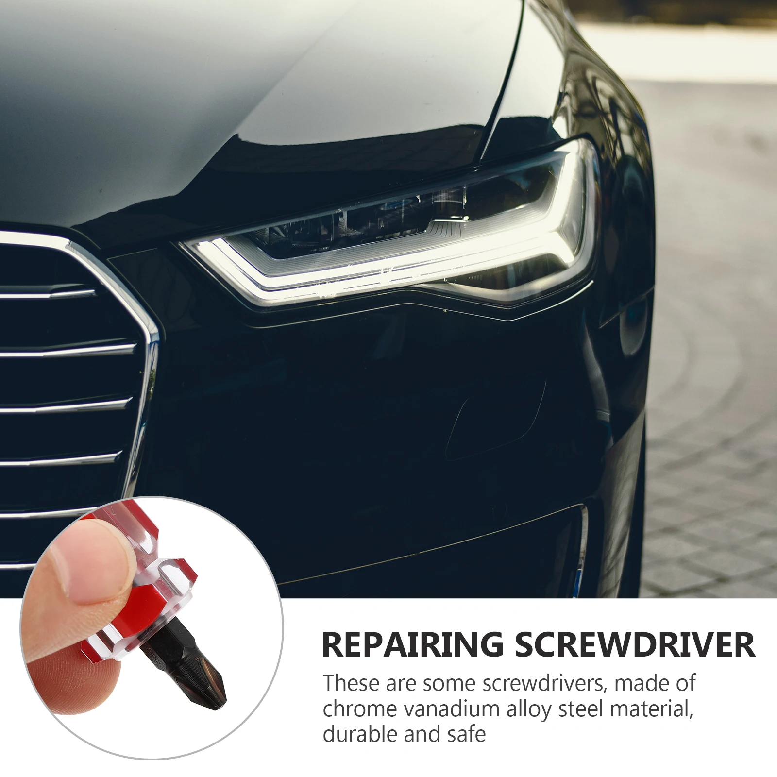 

6Pcs Screwdriver Set Manual Multifunctional Repair Tool Kit Mini Portable Durable Vanadium Alloy Steel