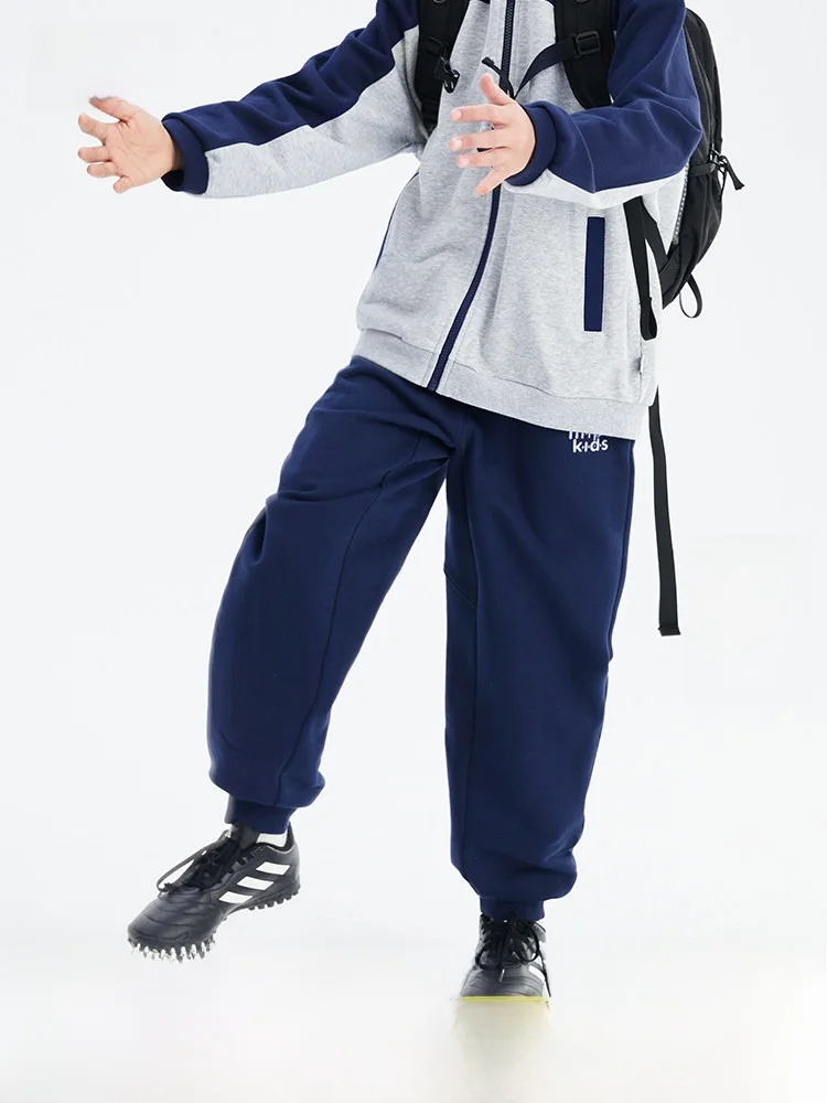 

Mipo Spring Children's Sporty Casual Pants Outdoor Campus Trousers for Boys And Girls Breathable Cotton Polyester Long Pants