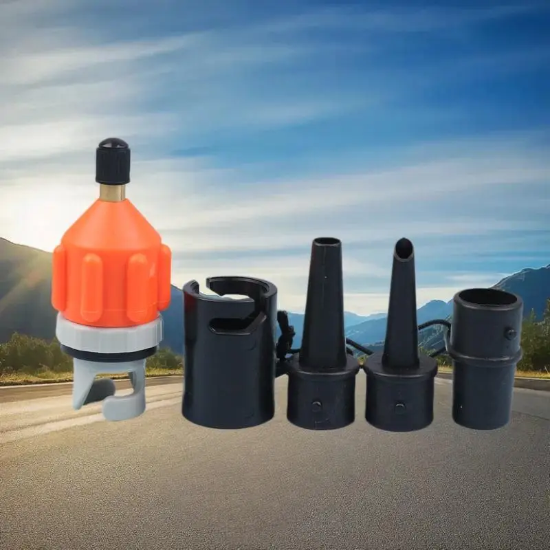 ✰✪Air Valve Adaptor For SUP Board Inflatable Pump Adapter Paddle Boat Kayak Air Valve Pump Tire Air Connector Combo Kit