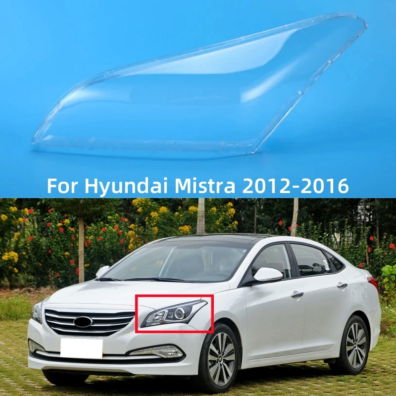 

For Hyundai Mistra 2012 2013 2014 2015 2016 Accessories The Car Transparent PC Material Glass Headlights Shell