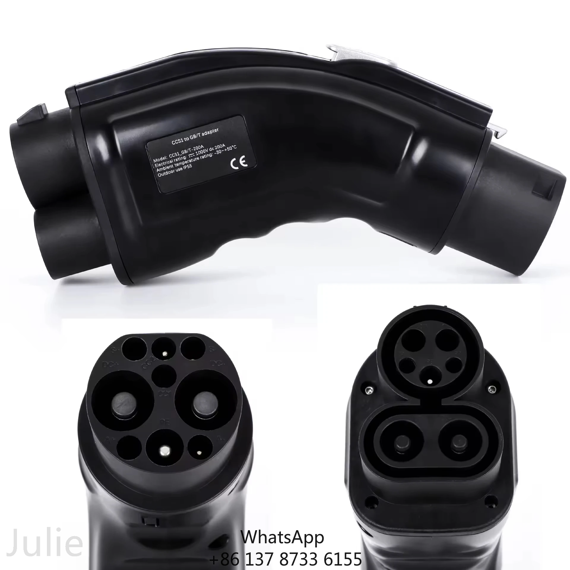 DC CCS1 To GBT Adapter Converter For Electric Vehicle DC Fast Charging Station