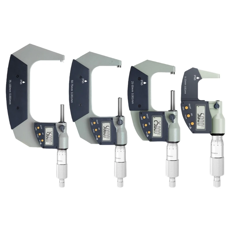 

co530 Digital Micrometer Digital External Electronic Gauge with Absolute and Incrementals Modes Digital Outside Micrometer