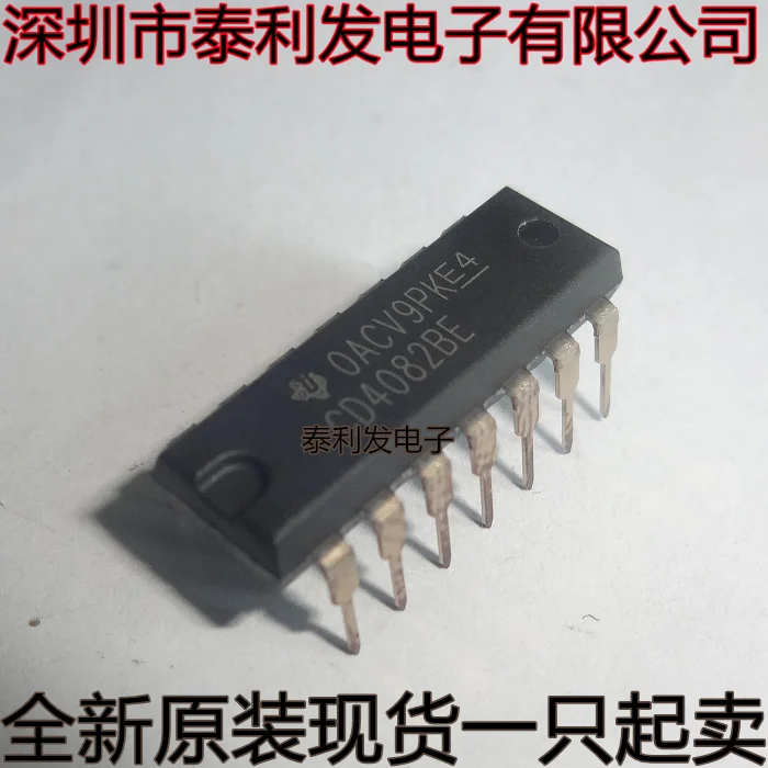 10PCS Imported CD4082BE CD4082 DIP14 COMS Dual Channel 4 Input And Door Brand New Spot IC