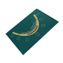 Tabletop Casino Felt Layout Double-sided Poker Game Mat For Texas Holdem Poker And Blackjack Professional Grade Roulette Game