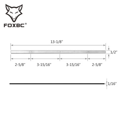 Imagen 2 del producto FOXBC 333x12x1,5mm cuchillas cepilladoras cuchillo para Metabo DH 330 DH316 cepilladora carpintería máquina parte 6 uds