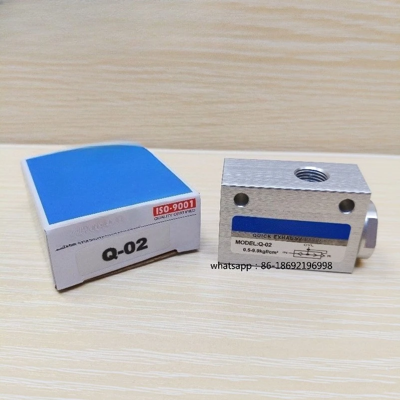 

Q-02 Пневматический цилиндр Быстрый выпускной клапан 2-минутный быстрый выпускной клапан Быстрый вентиляционный клапан