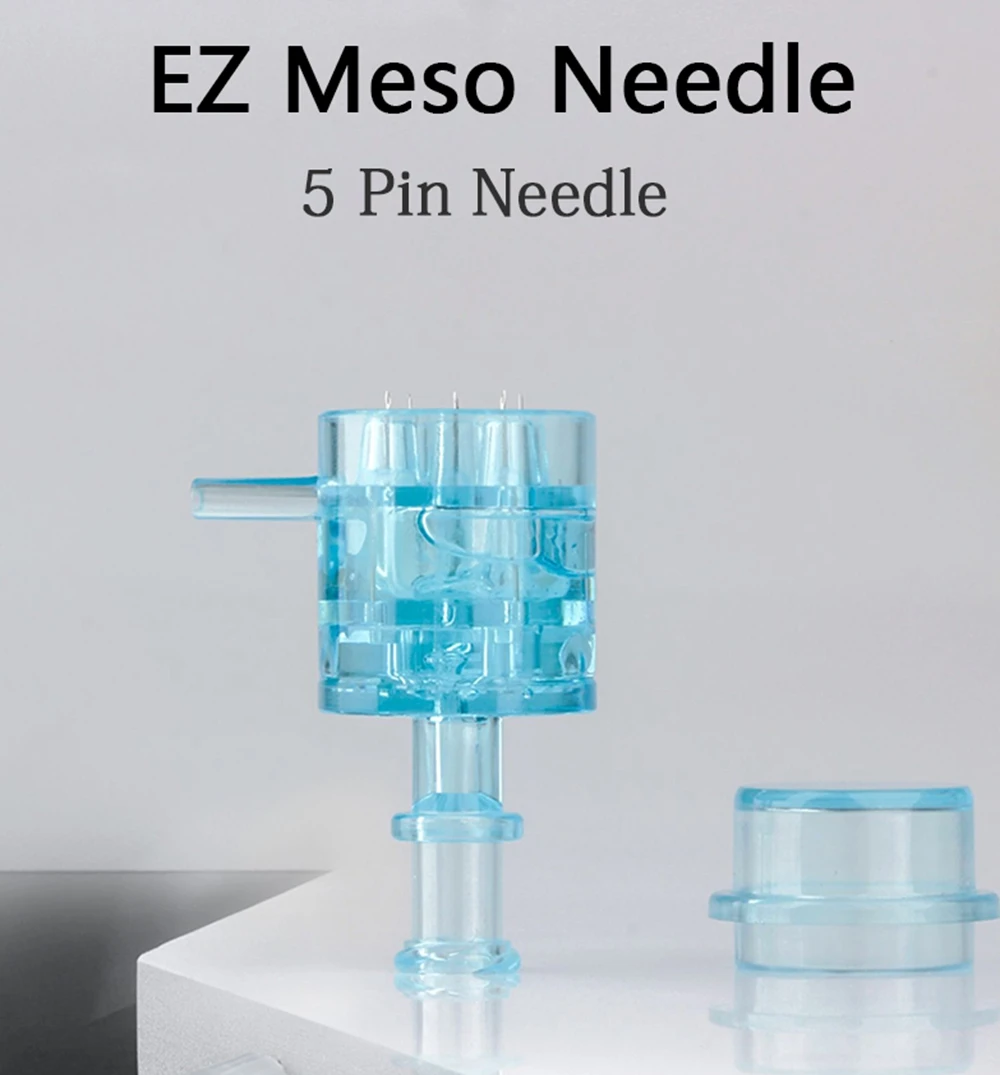 EZ Mesogun Needle Cartridges 5/9 Pin Disposable Injection pinhead For Meso Gun Negative Pressure Cartridge Needle Tip