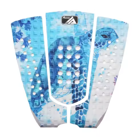 Blue Painting Colorful 3M Surfboard Tail Pad Deck Grip Deck Pad Traction Pad For Surfing