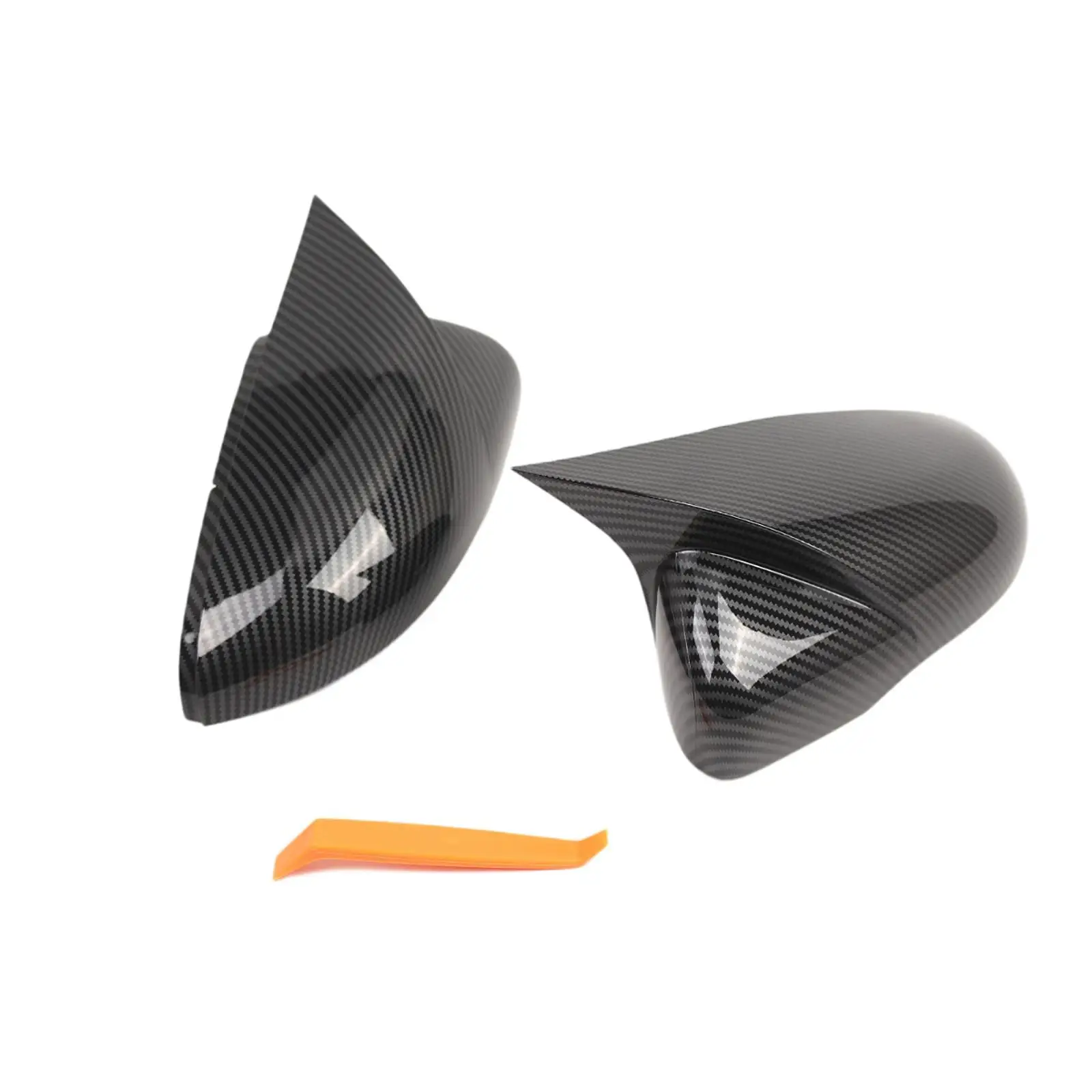 

Side Door Mirror Cover Caps, Exterior Decoration 5K0 857 537 5K0 857 538 Wing Rearview Mirror Covers for Golf MK6