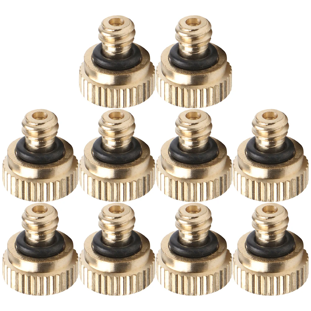 

10 Pcs Atomizing Nozzle Misting Spray Nozzles Hose Pipe Sprayer for System Outdoor Sprinkler