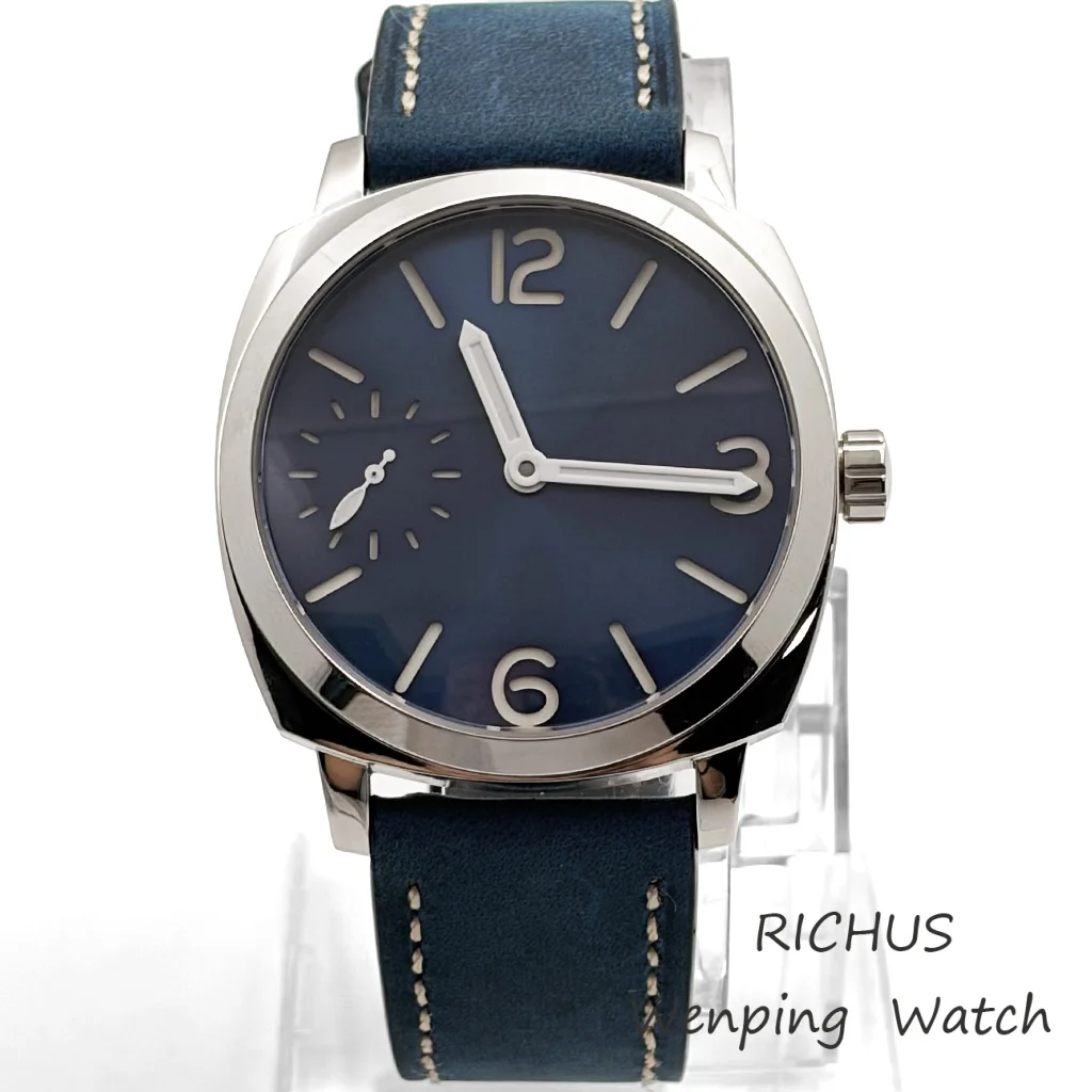 RICHUS 42mm Men's Custom Logo St3600 Movement Watch Luminous - Custom Logo. Customizable Dial, Crown.