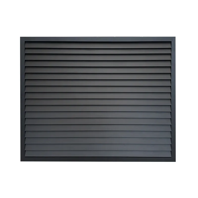 Guardrail villa community courtyard louver fence outdoor fence aluminum art fence