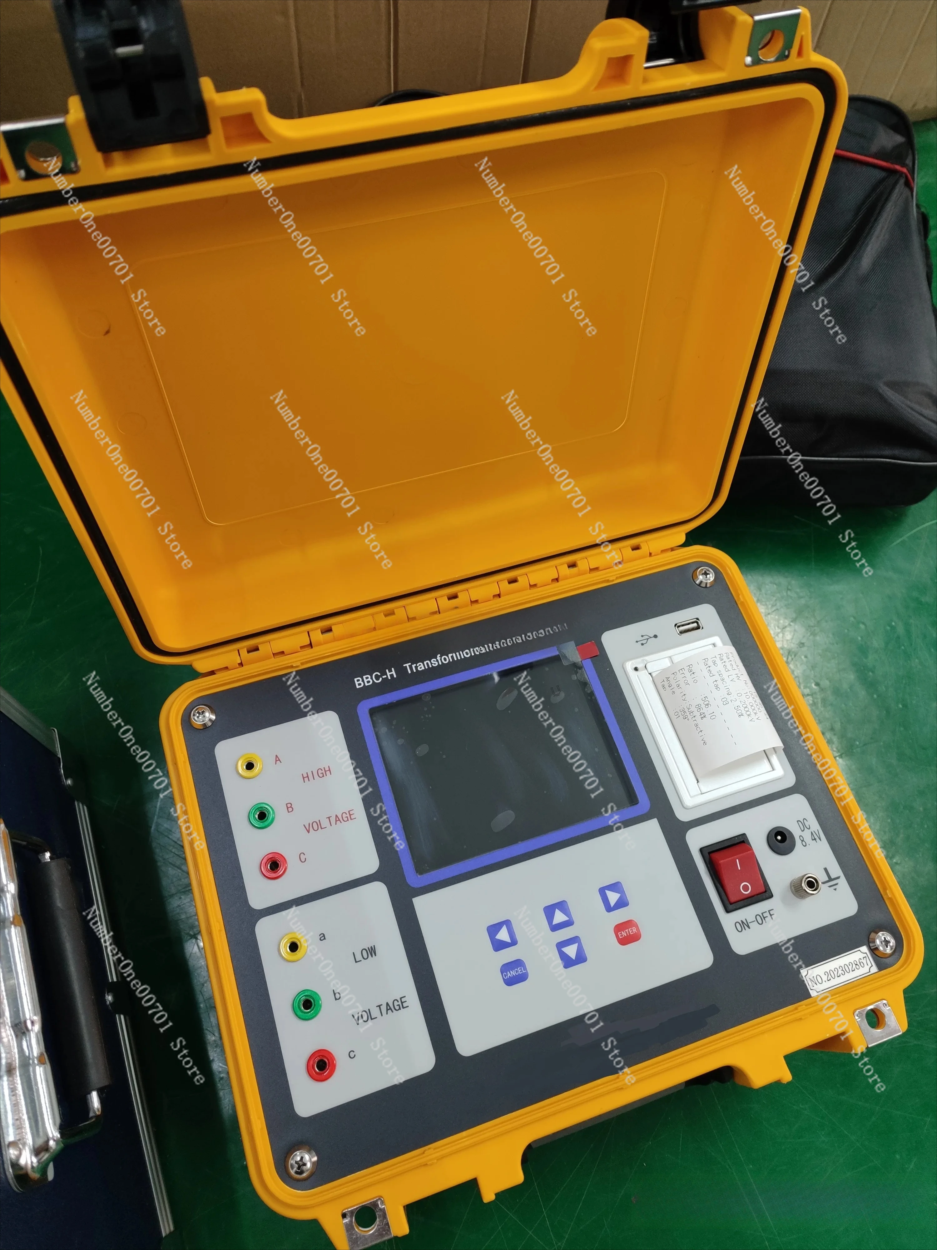 Automatic Transformer Turns Ratio Tester, Portable TTR Meter for Transformer Ratio & Polarity Test