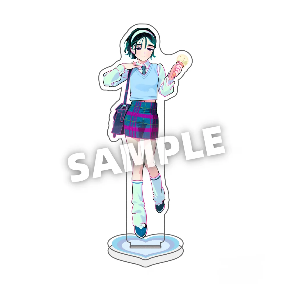 Anime ALIEN STAGE IVAN TILL LUKA SUA MIZI Geschenkspielzeug Acryl-Standmodell Actionfigur Ornament Zubehör Modell Desktop-Schlüsselanhänger