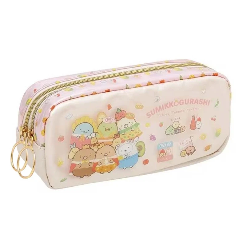 Sumikko Gurashi kalem kutusu kalem çantası sevimli Kawaii okul kalem kılıfları kızlar çocuklar için karikatür Anime kalem çantası