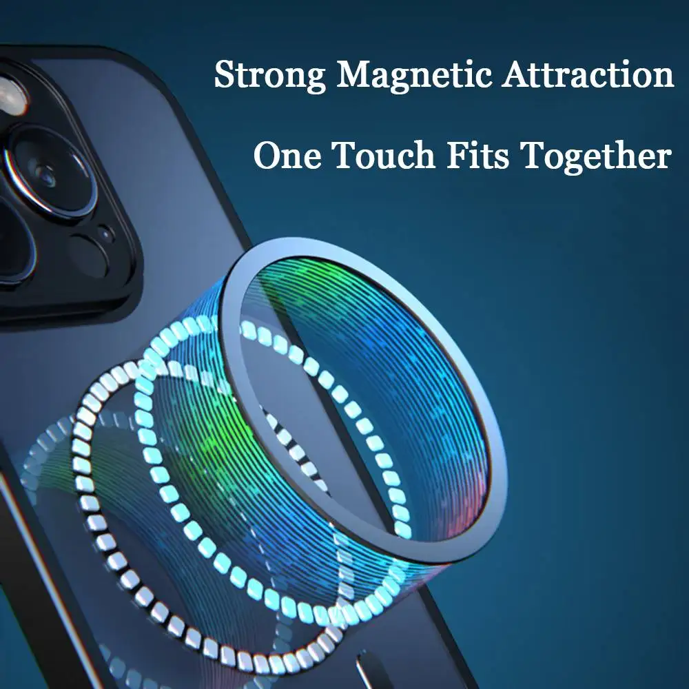 Cartoon Character P-paul Logo F-frank Luxurious Magnetic Matte Phone Case For IPhone 16 17 15 14 13 For Magsafe Charge Cover