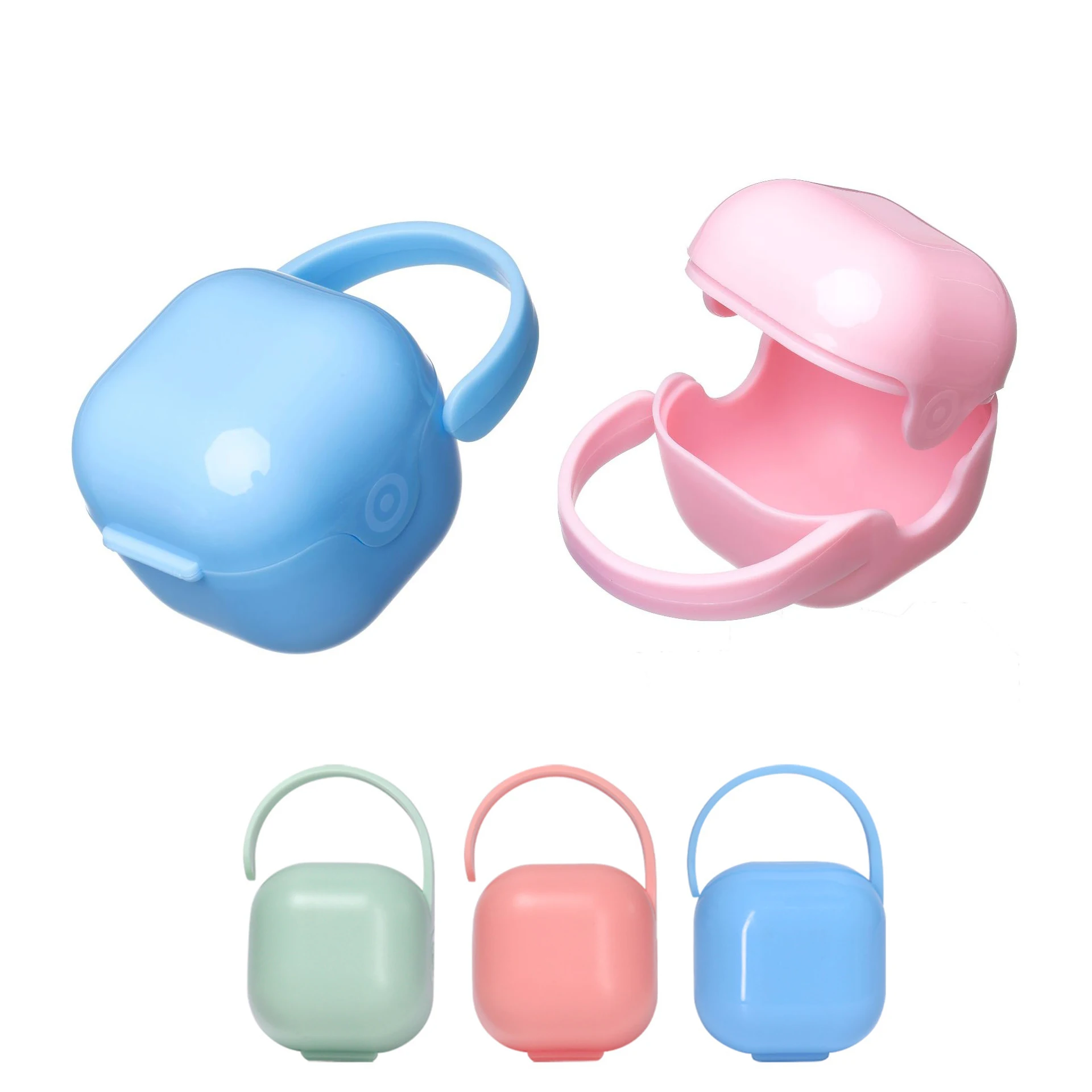 

1 Pcs Baby Pacifier Box Infant Portable Soother Container Storage Case Bpa Free Travel Pacifier Storage Box Baby Supplies