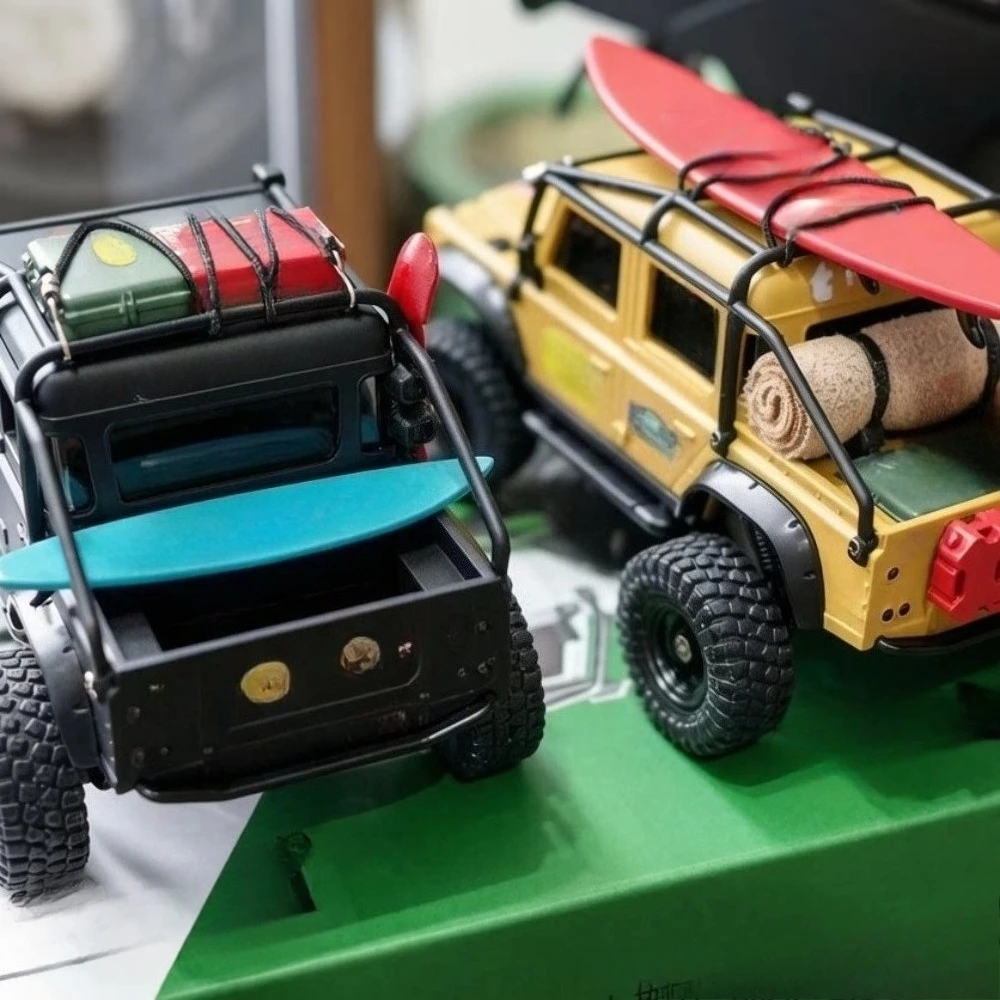 RC Accessory Set Luggage Rack Surfboard Handbag Mat Fuel Tank 1/43 RC Crawler for LDARC Ask Nanfeng customizable size Part