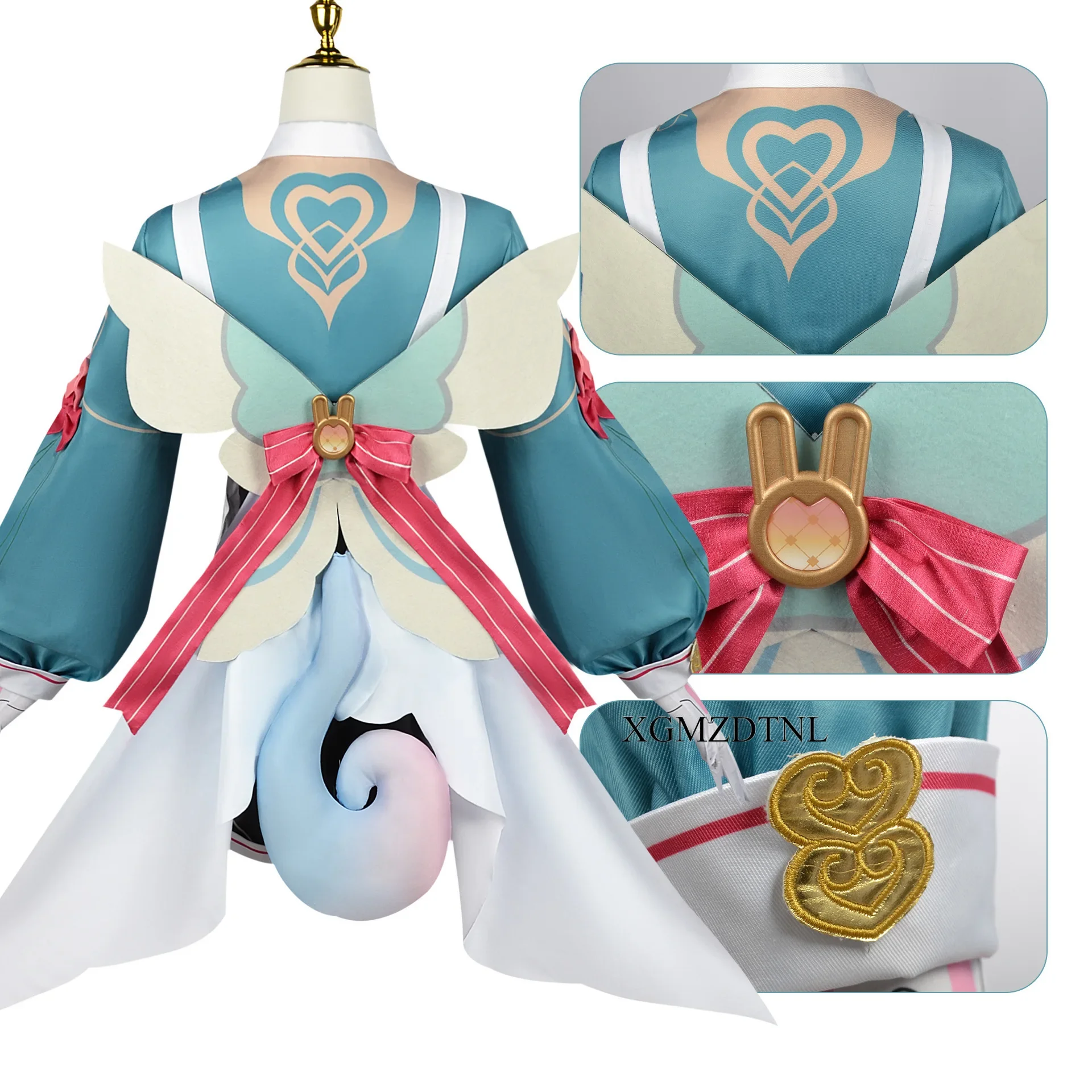 Genshin Impact Sigewinne Costume Cosplay nicole Nurse Doctor Melusine Sigvayn Halloween Role Play Party Cute Set completo parrucca