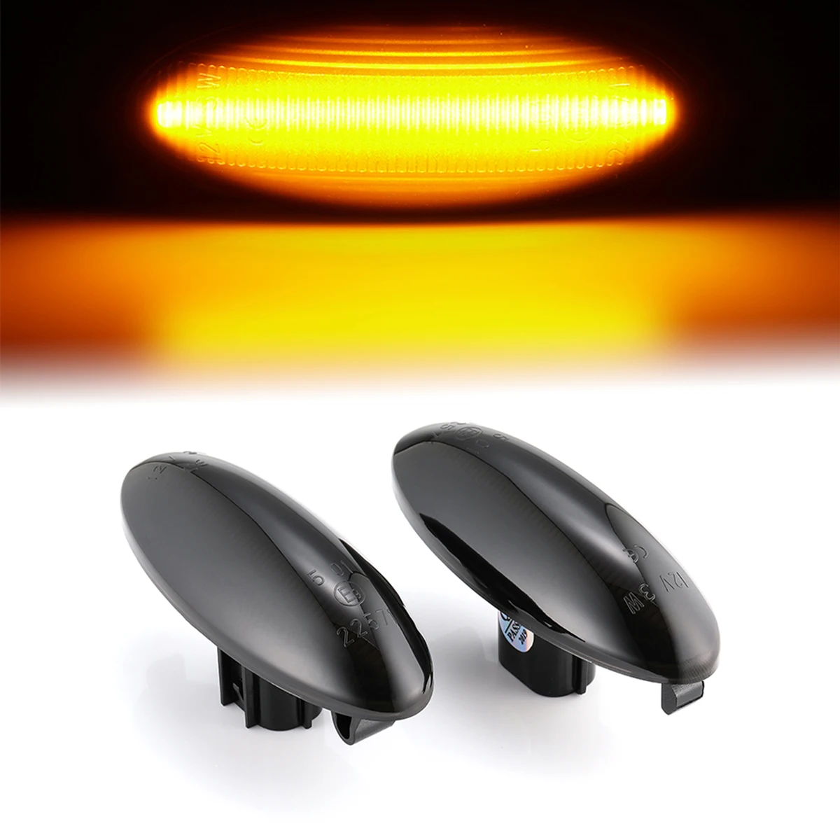 LED Dynamic Side Marker Turn Signal Lights Sequential Blinker For Toyota Yaris Mk2 P9 RAV4 Mk3 ACA3 ALA3 Auris Mk1 E15 Corolla