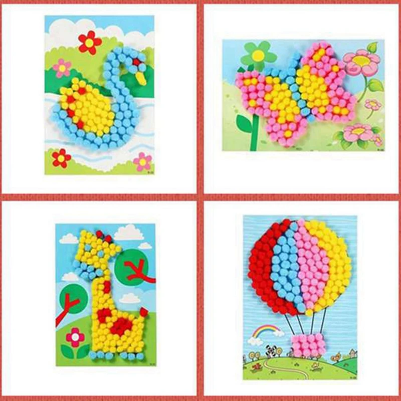 1500 stuks 10 mm zachte ronde pompons bal gemengde kleur DIY decoratie ambachtelijke maken en hobbybenodigdheden