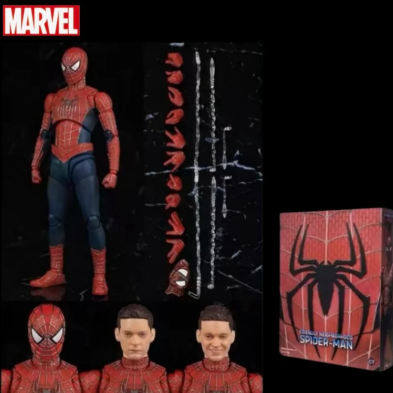 Spider Man 3 Action Figure Tobey Maguire Spiderman 3 Anime Shf Figurine Ct Version Pvc Statue Model Collection Doll Gifts Toys