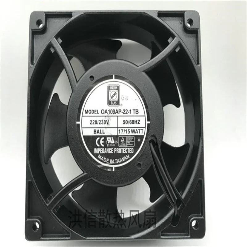 

OA109AP-22-1 TB 220V/230V 12cm 12038 cabinet fan