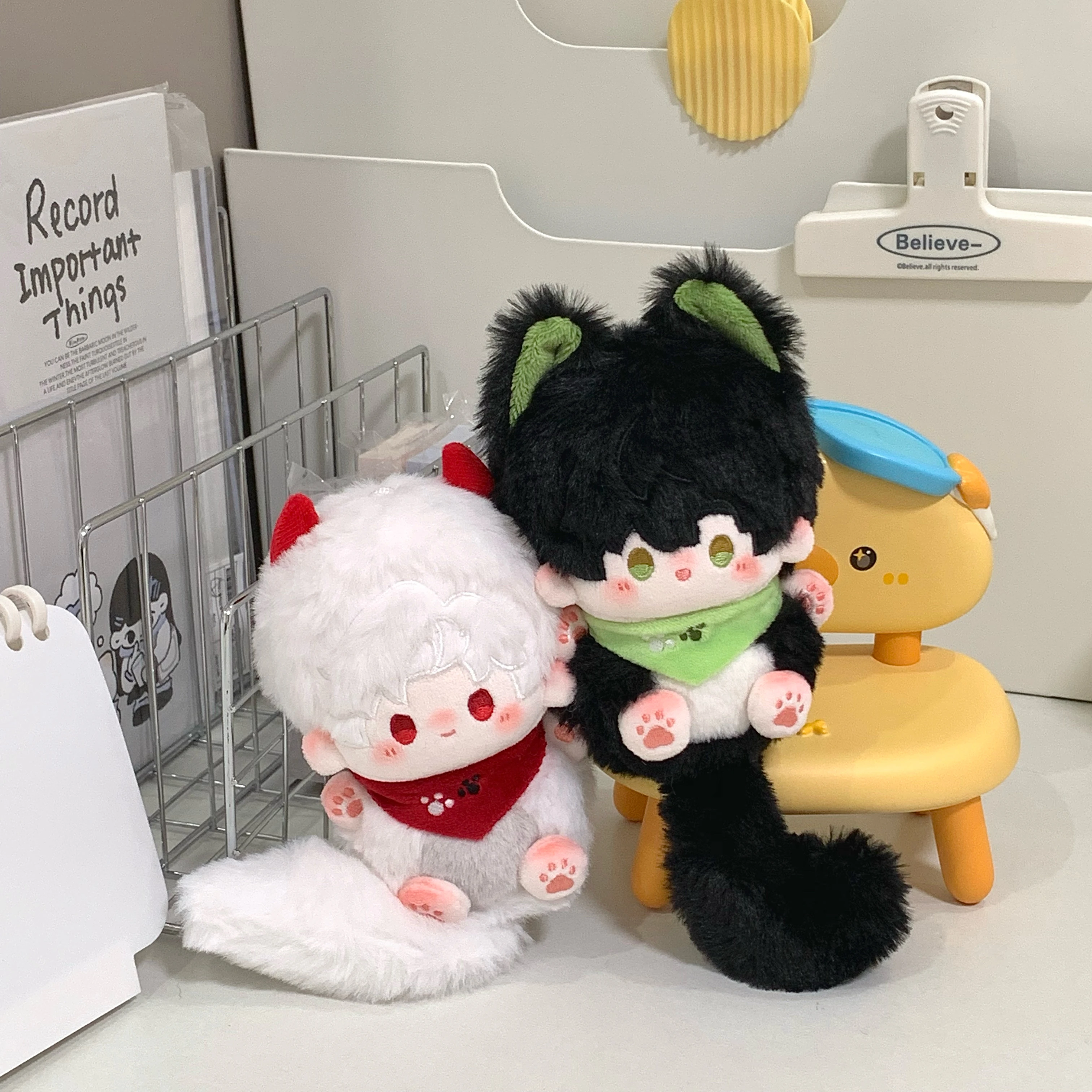 Love and Deepspace 10cm Beast Body Cotton Doll Cute Sylus Rafayel Xavier Zayne Caleb Original Fan Made Anime Plush Gift