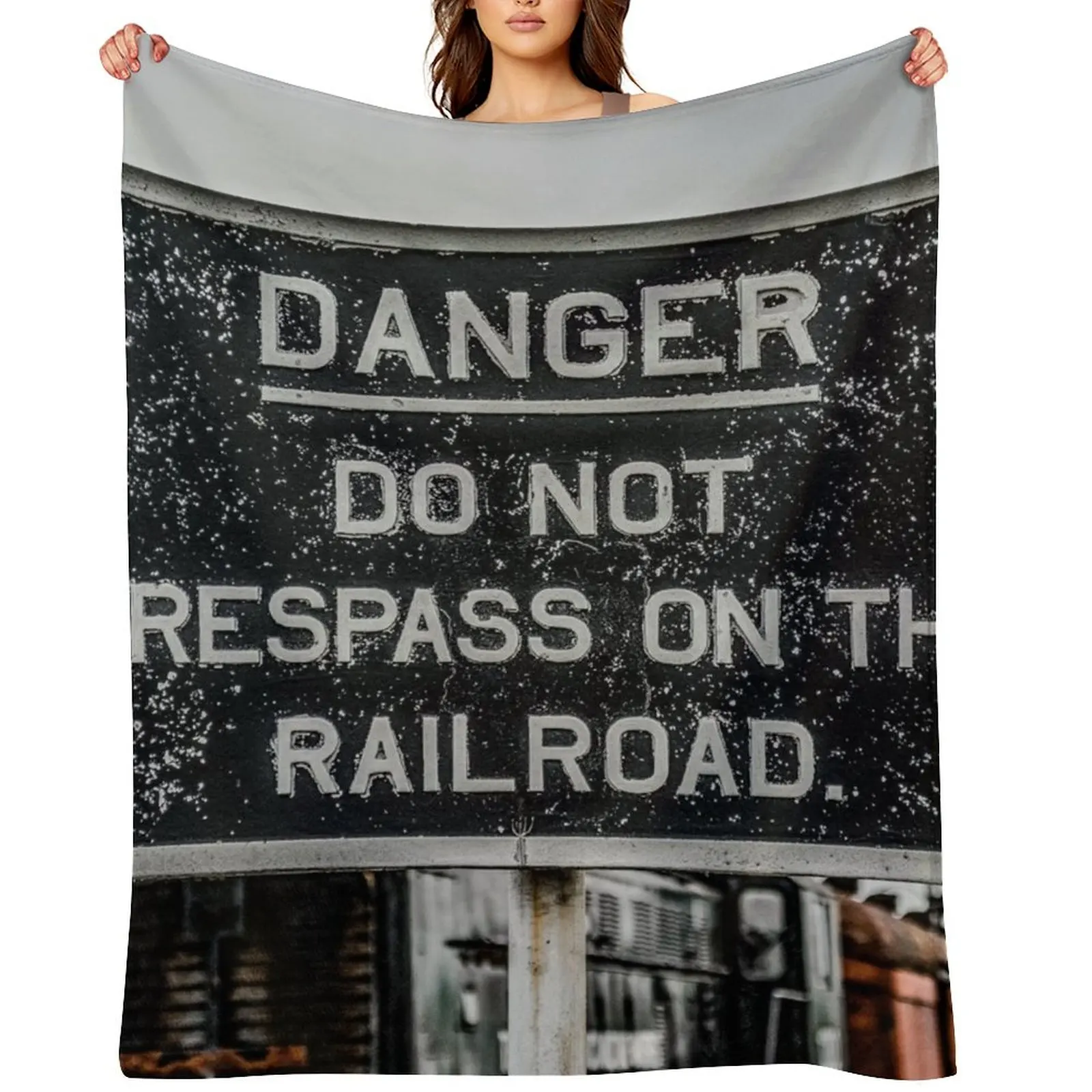 

Danger Zone Throw Blanket Luxury Brand Hairy Multi-Purpose Moving Blankets