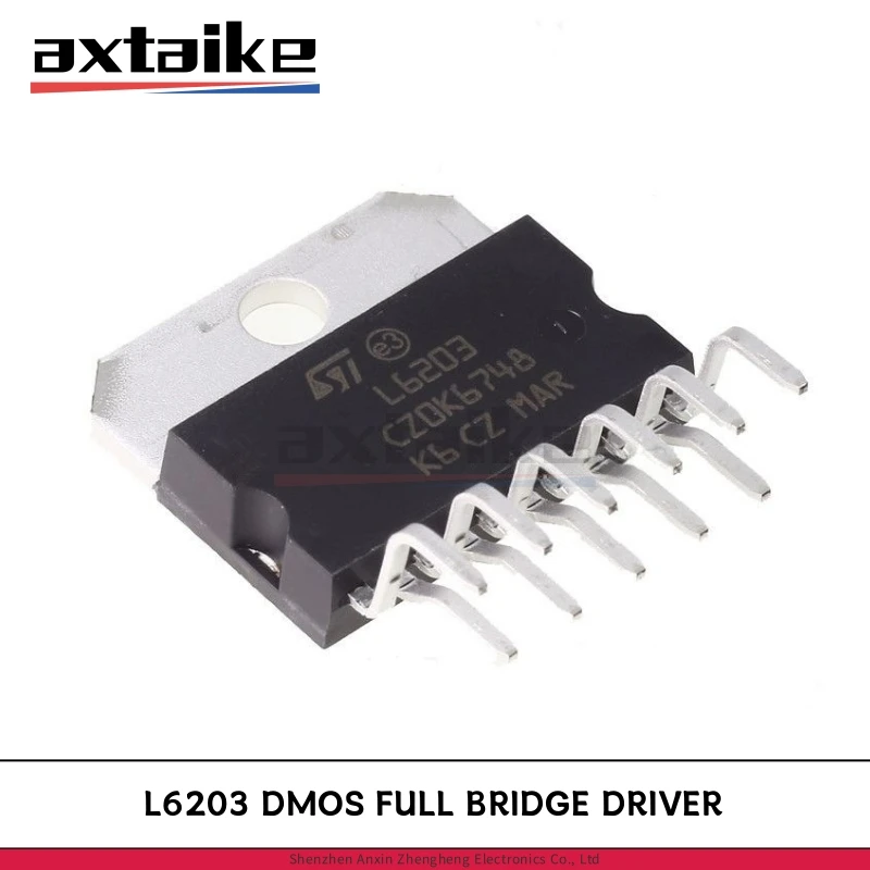 L6203 ZIP-11 Multiwatt11 DIP 4A 12V to 48V DMOS FULL BRIDGE DRIVER IC