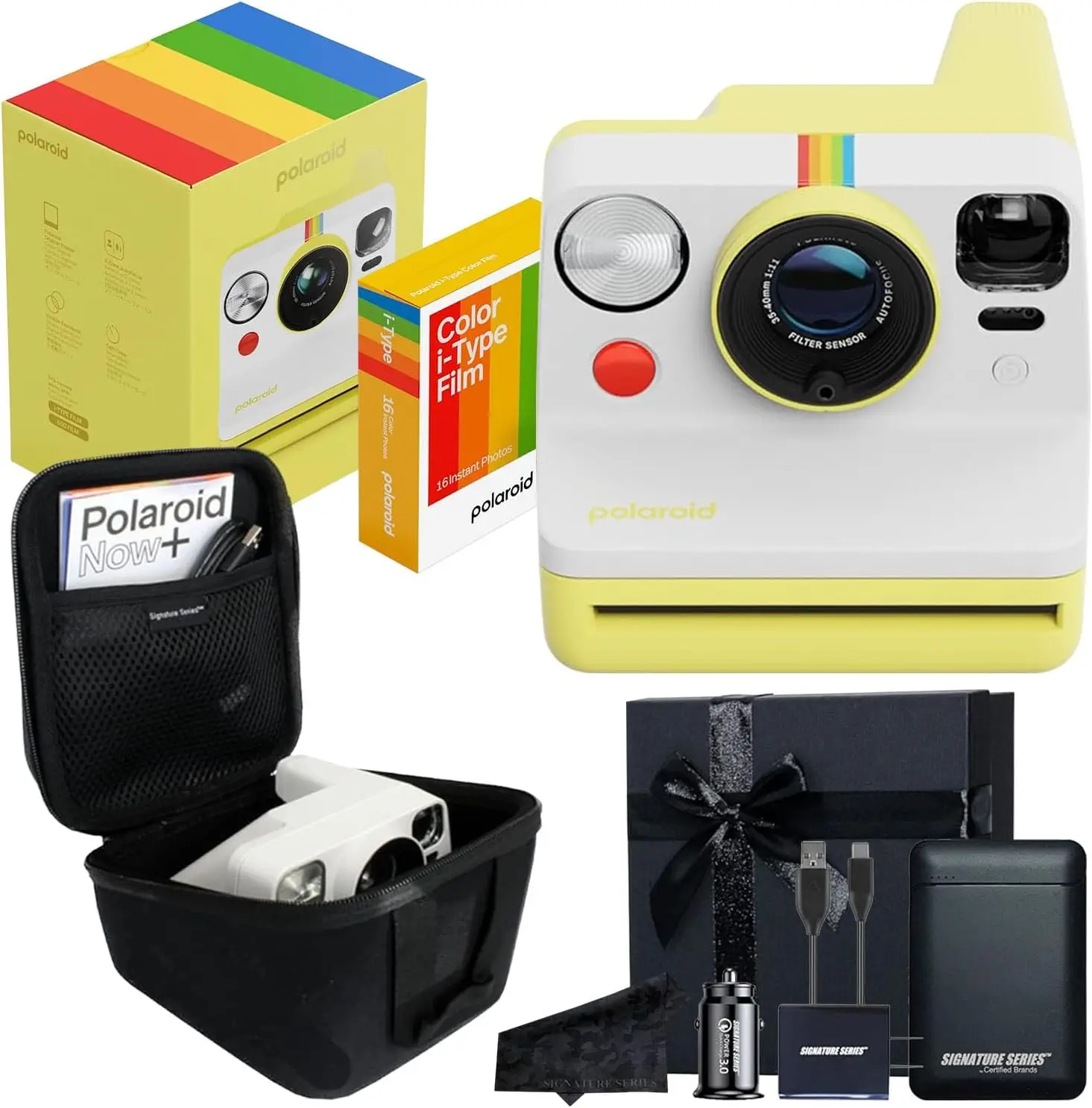 Polaroid Now Generation 3 Instant Film Camera Bundle