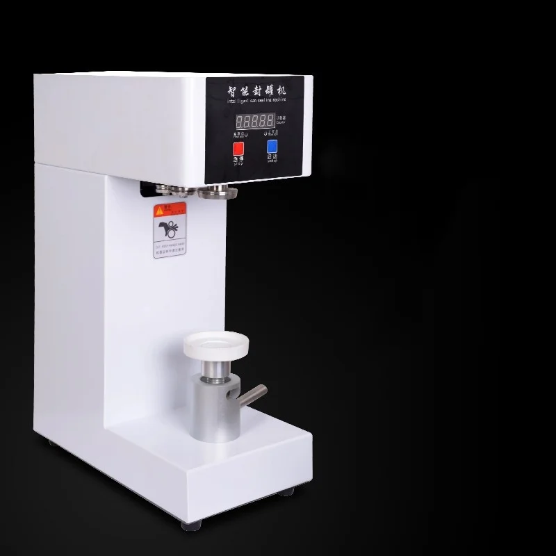 آلة ختم العلب شبه الأوتوماتيكية، متجر شاي الحليب التجاري، آلة ختم علب البيرة، تغليف ختم المشروبات، علبة الصفيح