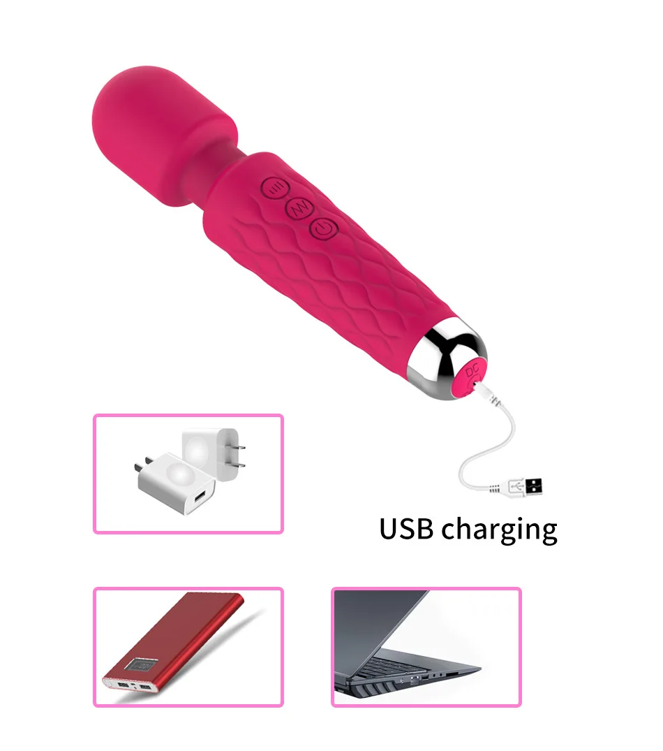 Vibratori di potenza in silicone medico per donne Cavaliere AV Stick Giocattoli del sesso femminile per coppie Lesbiche Adulti 18 Xxx Flirtare Orgasmo