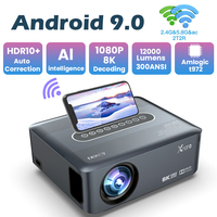 Magcubic X1 8K 4K 1920*1080P Projector Amlogic T972 300ANSI Dual wifi BT5.0 HDR10+ Voice Control Portable Home Media Video