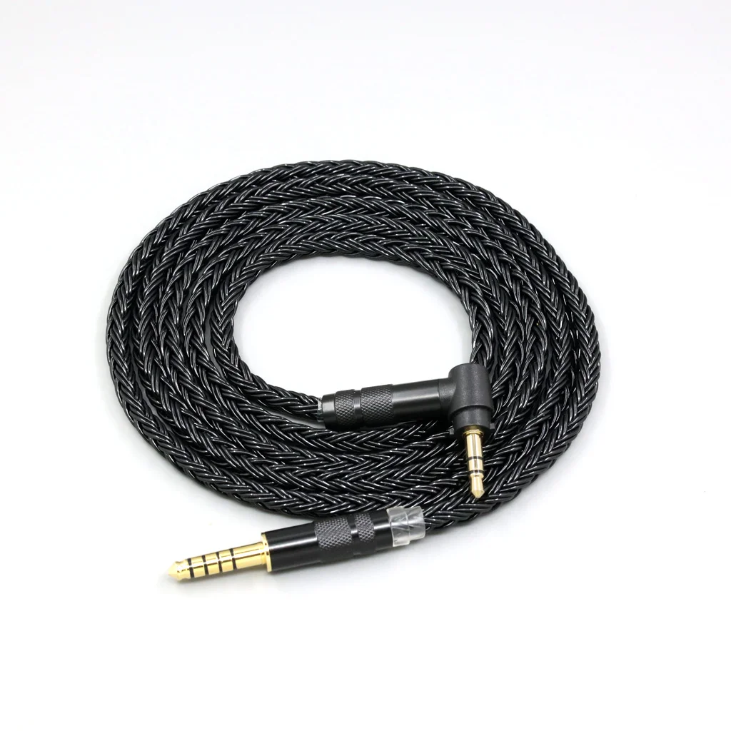 

Black Braided 16 Core hifi Aduio Earphone Cable For Fostex T20RP Mk2 T50RP Mk3 T40RP Mk2 Dekoni Audio Headphone 8859